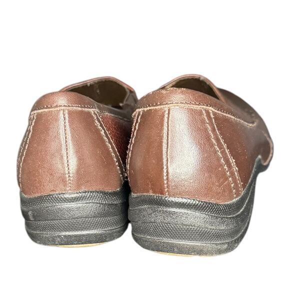 Hush Puppies Verse Leather Slip on Comfort Clog Shoe Size 6 - Picture 6 of 8